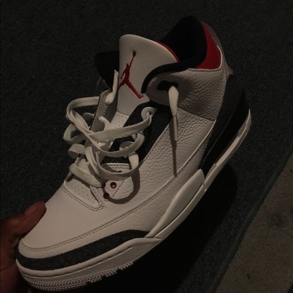 Jordan retro 3 fire denim - Picture 3 of 4